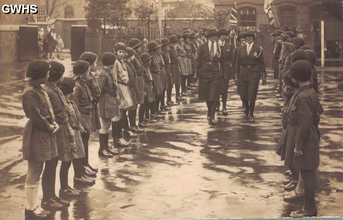 25-063 Guard of Honour at Long Street National School Wigston Magna 1930's