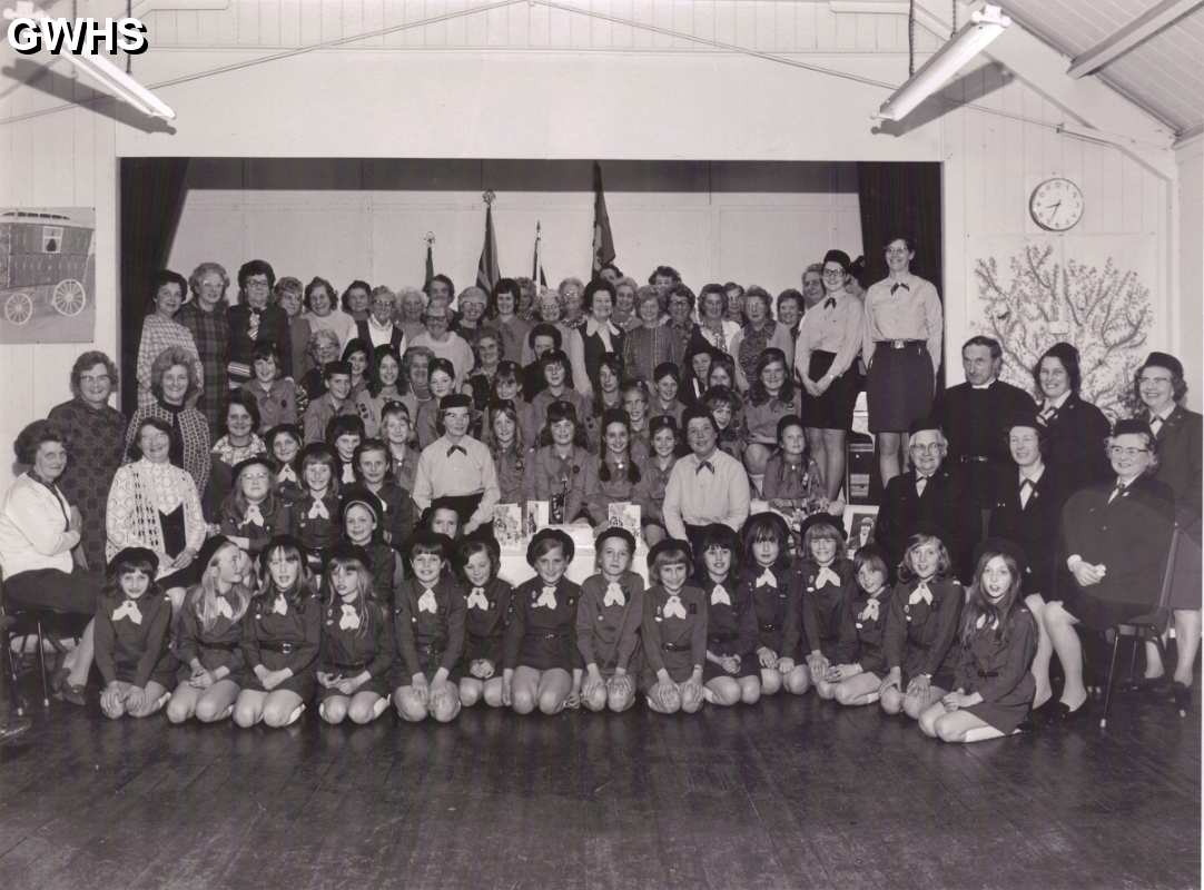 25-064 1st Wigston Guide Company + Other Groups and officials 60th Birthday celebrations 1974
