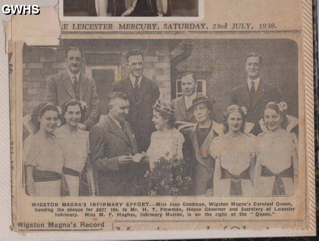 26-057 Carnival Queens Parade raised over £600 for the Leicester Royal Infirmary in 1938