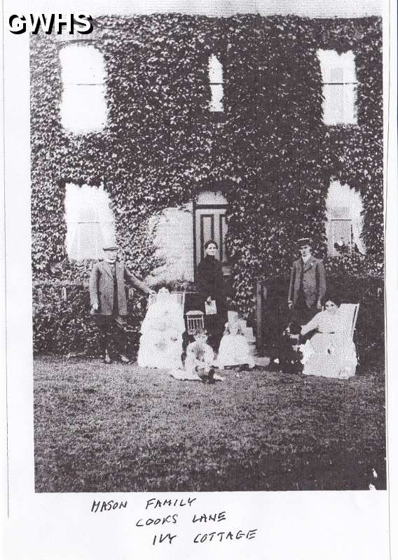 29-167 Mason family of Ivy Cottage Cooks Lane Wigston Magna