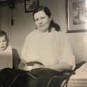 31-178 Edith Allen with foster children. Trevor, Hazel, and Susan Wigston Magna