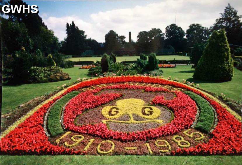 32-599 Wigston Memorial Park 1985 celebrating 75 years Wigston Guides 