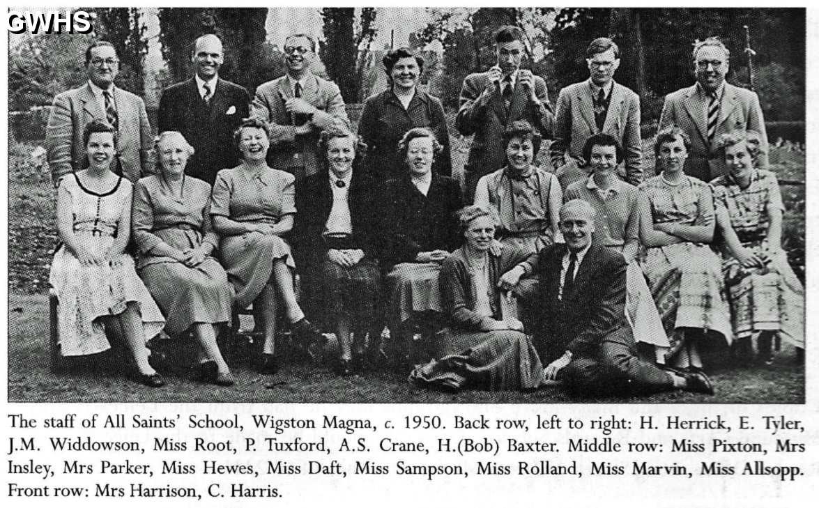 33-085 All Saint`s school Wigston Magna c1950