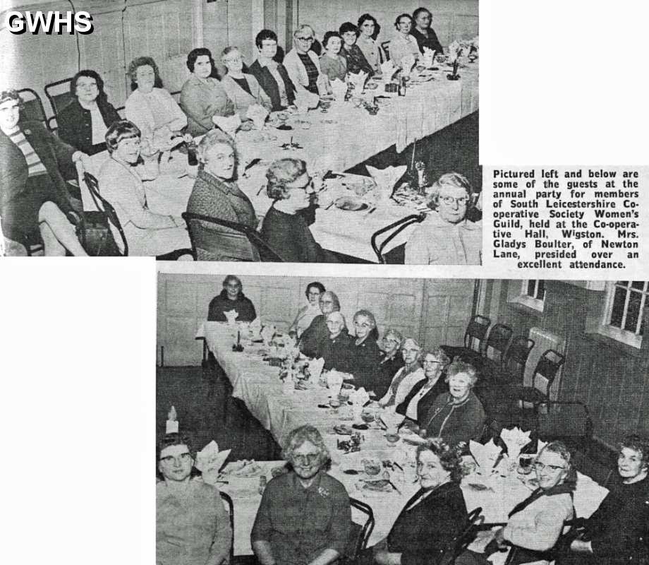33-132 Co-operative Society's Womens Guild meeting at Co-operative Hall Long Street Wigston Magna 1968