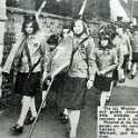 32-539 Guides marching in Church Nook April 21st 1978