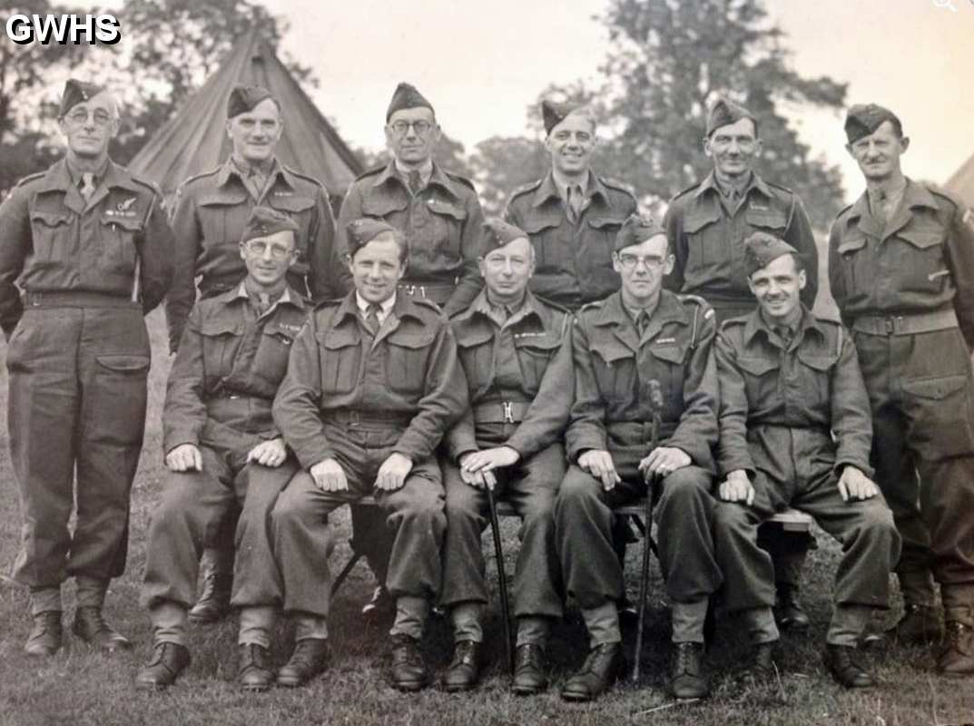 39-533 Home Guard Wigston marking disbandment of the unit in 1945 - Charles Percy Williams top left ex Royal Flying Corps