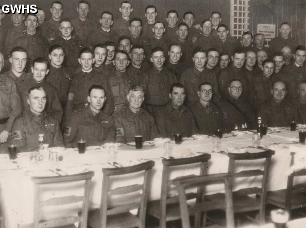 39-635 Home Guard Wigston Magna taken at the Stand Down Dinner at Constitution Hall 1944
