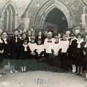 35-751 All Saint's Church choir Wigston Magna 1971