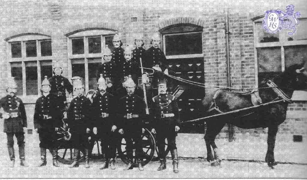 22-079 Wigston Fire Brigade based in Station Street South Wigston circa 1907