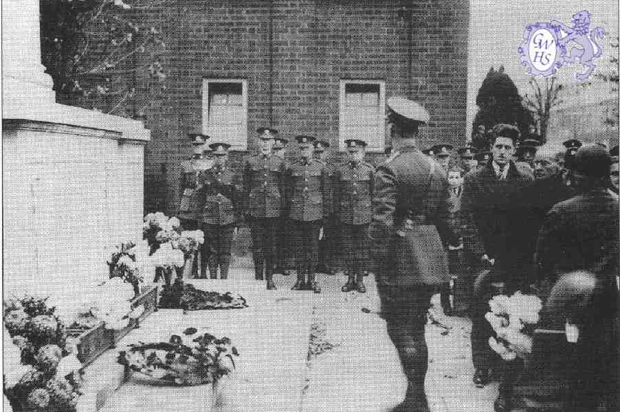 22-166 Armistic Day Service at St Thomas' Church Blaby Road South Wigston 1930 