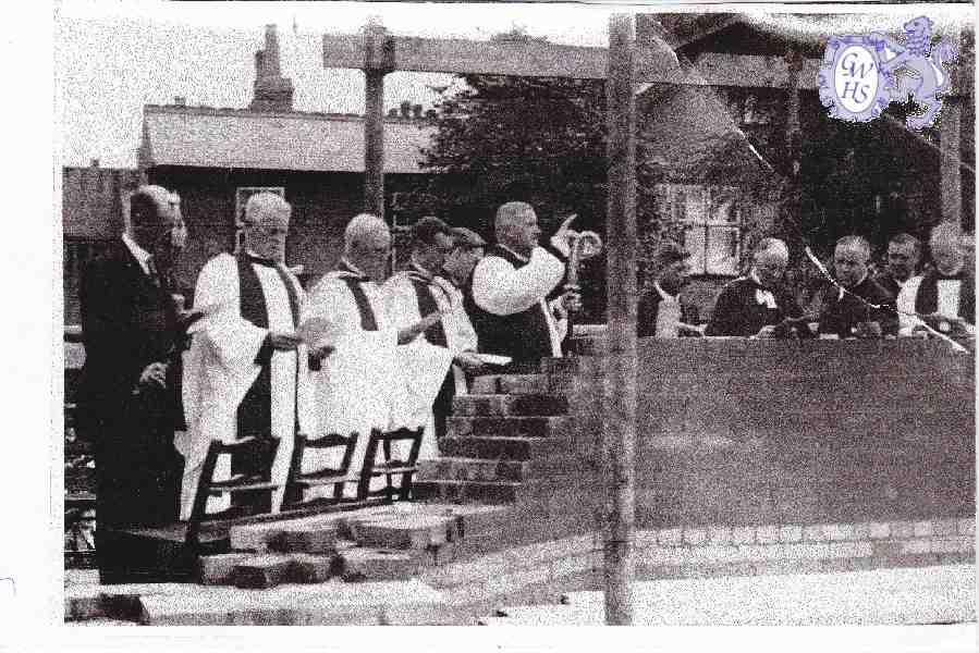 26-101 Ceremony to lay the foundation stone of the Roman Catholic Church on Countesthorpe Road South Wigston
