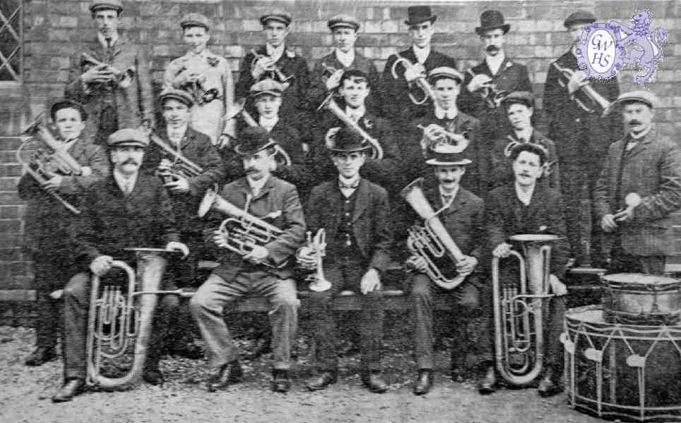 29-381 Charle Moors Band in the early 1890's in South Wigston 