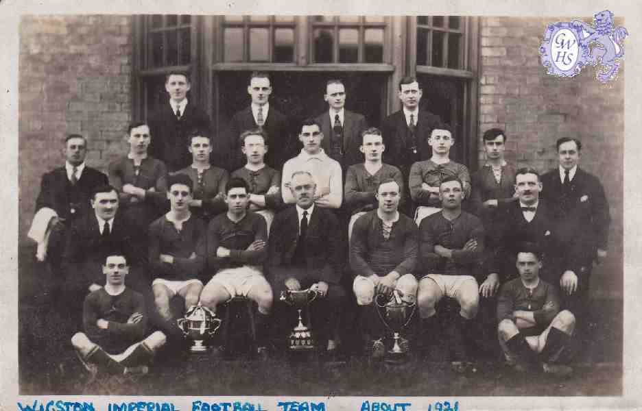 9-126 Wigston Imperial Football Team c 1921