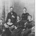 22-057 Dougherty family of South Wigston circa 1895 children (l-r) Will Grace Nevllie and Annie