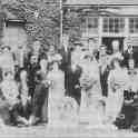 22-059 Wedding party of Sam Birkett circa 1900. Picture taken in garden of 58 Blaby Road
