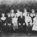 22-080 Wesleyan chapel Sunday school class with Mr R Kind circa 1910 South Wigston