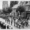 29-325 The Leicestershire Regiment marching along Blaby Road 1945