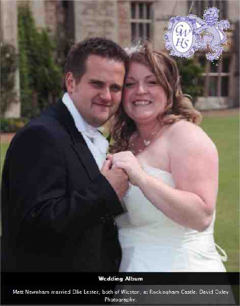 15-095 Matt Newnham married Ellie Lester of Wigston Sept 2009