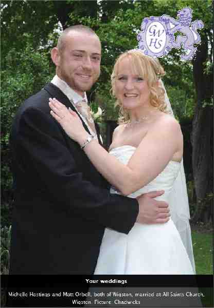 15-096 Michelle Hastings and Matt Orbell of Wigston married at All Saints 2010