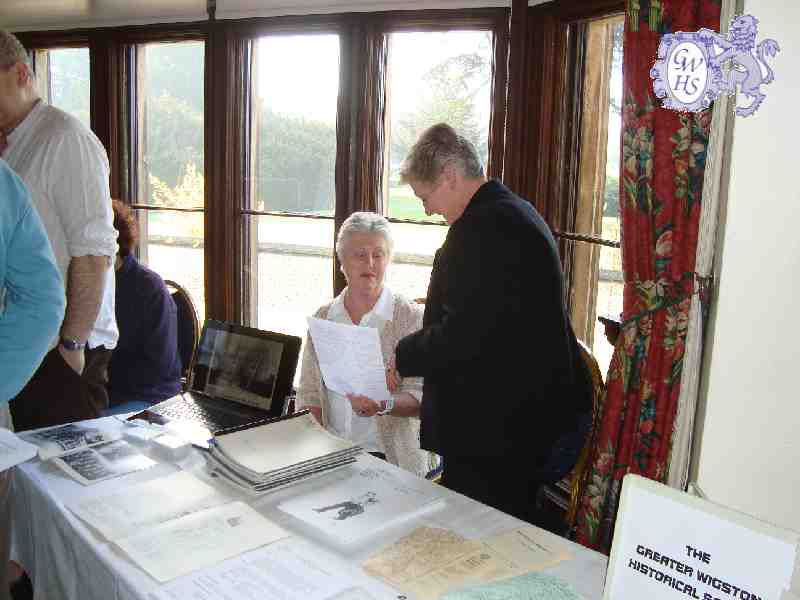 23-670 Beaumanor Hall History Fair showing the GWHS table in May 2013