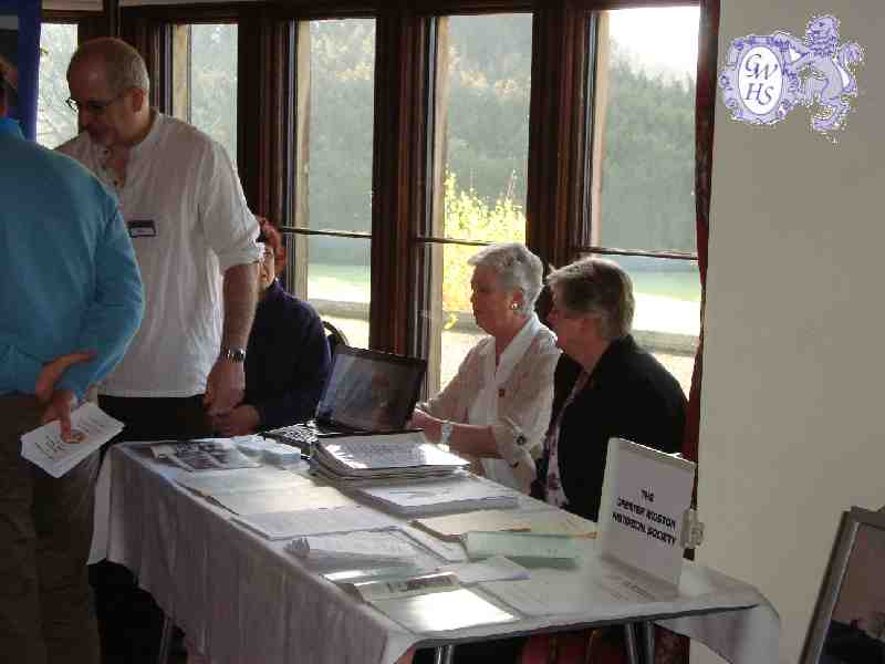 23-672 Beaumanor Hall History Fair showing the GWHS table in May 2013