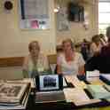 26-145 GWHS Table at the L&RFHS Event Sept 2014 Tricia Berry & Ann Cousins at tabl;e