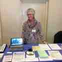 30-180 Exhibition table at Grace Road Leicester with Linda Forryan