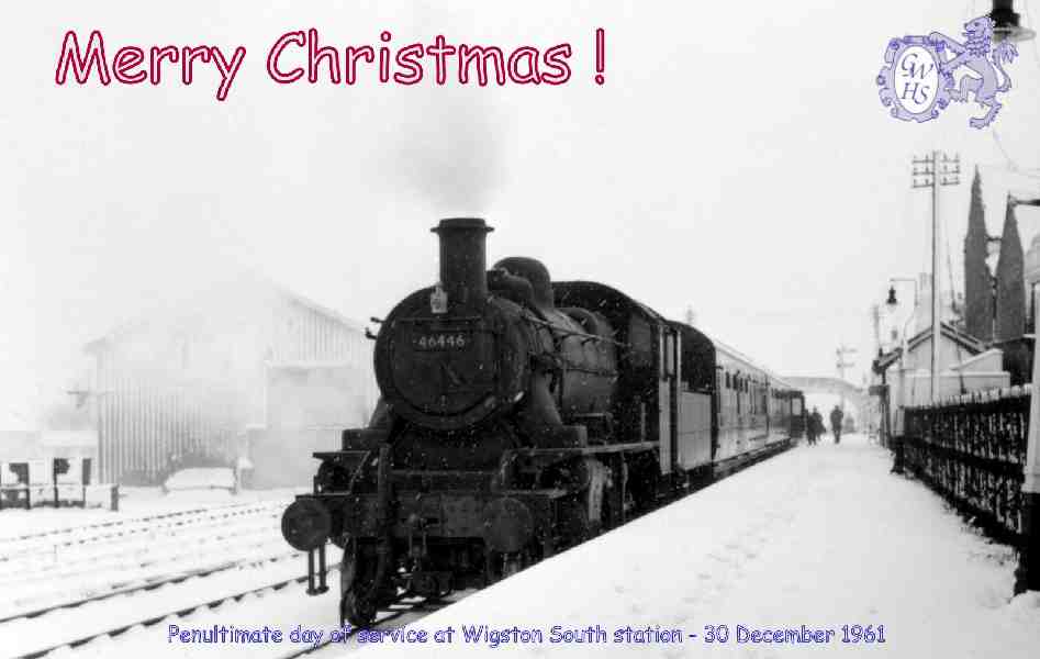 23-653 Penultimate day of service at Wigston South Station 30th December 1961