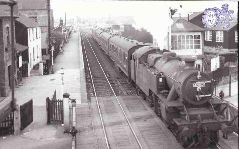 7-180 South Wigston Station 21st Aug 1961 (Rugby to Leicester train)