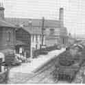 22-314 South Wigston Station and the level crossing gates at the Blaby Road 1940