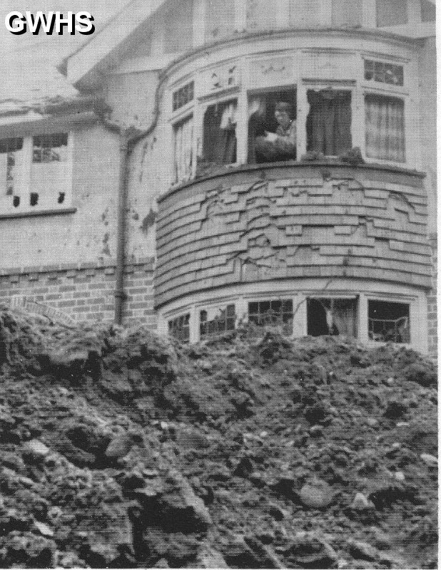 24-035 House in Saffron Road South Wigston where the WW11 German bomb fell in 1941 