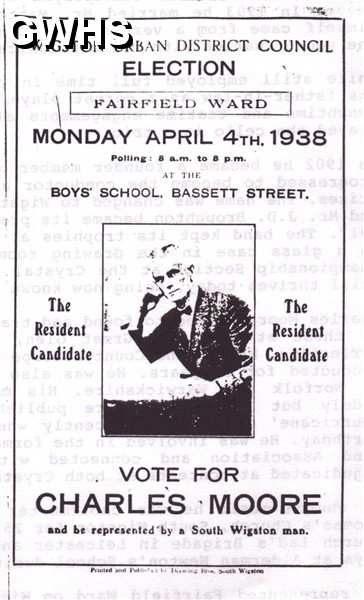 15-115 Charles Moore Election Poster 1938