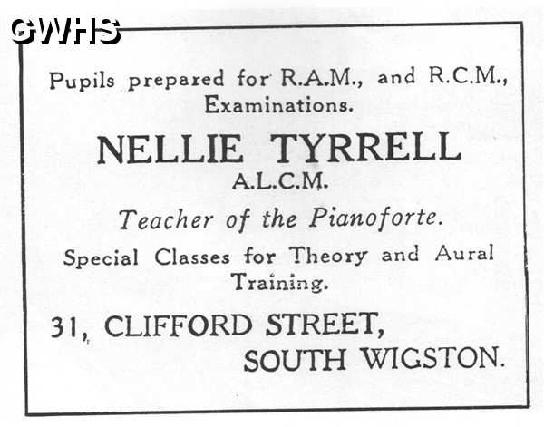 20-114 Nellie Tyrrell 31 Clifford Street South Wigston 