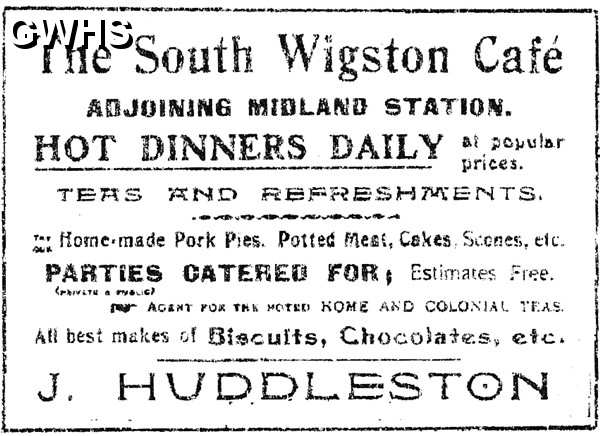 20-165a J Huddleston South Wigston Cafe South Wigston