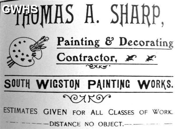 30-953 Thomas A Sharp advert South Wigston