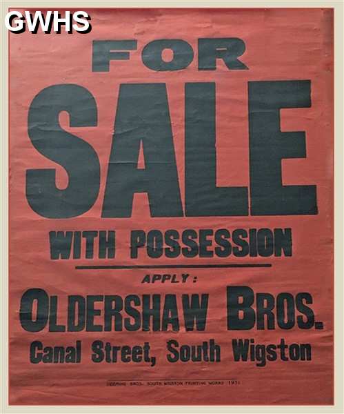 35-786 For Sale Poster 1931 - Oldershaw Bros Property 1931
