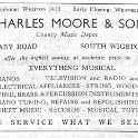 20-012 Charles Moore & Sons Blaby Road South Wigston Advert