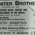 34-246  advert for Cheapest in the world. Quite a claim Foster Brothers South Wigston