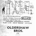 35-705 Advert for Oldershaw Bros Canal Street South Wigston