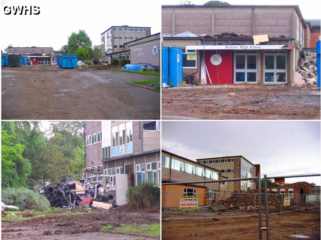 33-174 Demolition of Bushloe High School Station Road Wigston Magna  2006