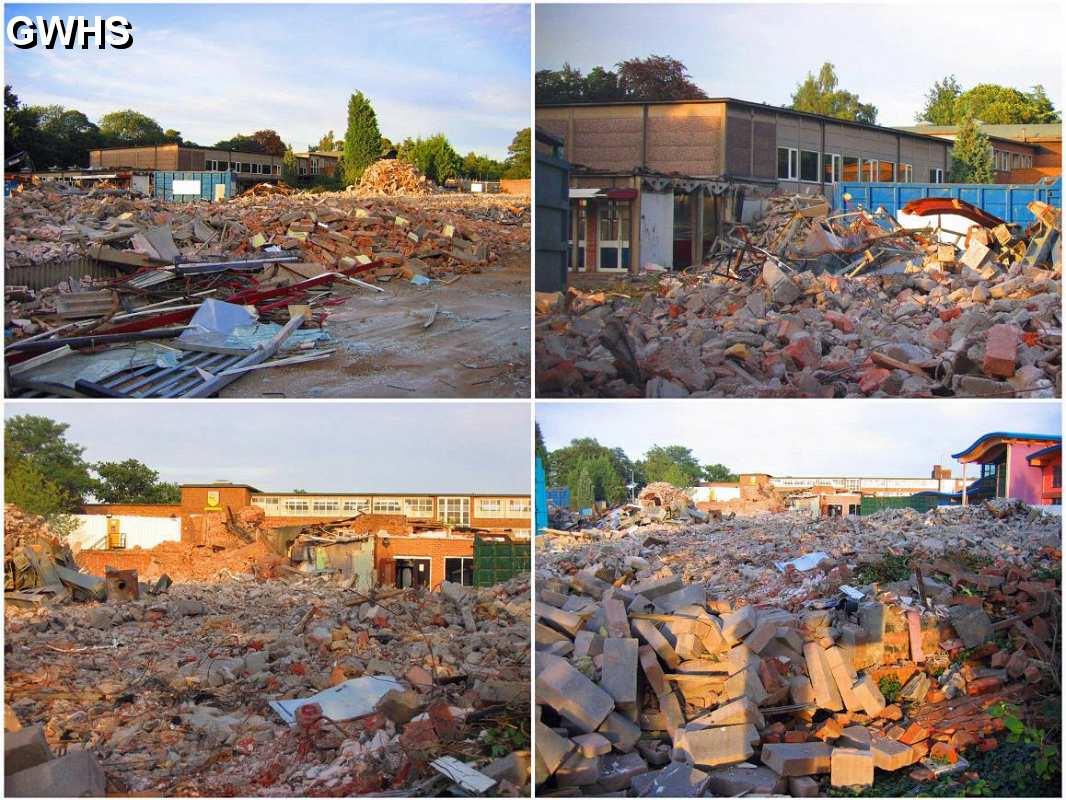 33-175 Demolition of Bushloe High School Station Road Wigston Magna  2006