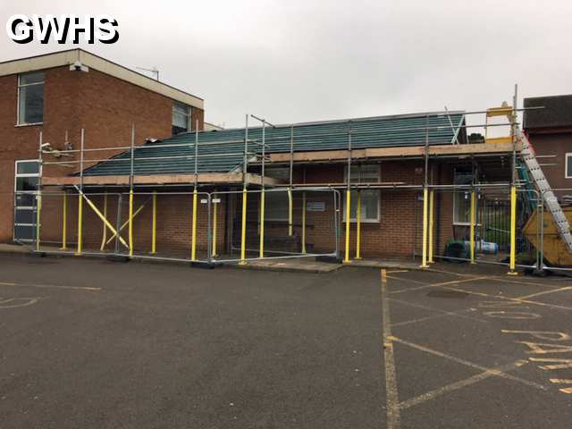 35-459 Heritage Centre Station Road Wigston Magna Roof being repaired Jan 2020