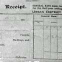 30-910 Receipt for Council Tax for the Guide Hut on Welford Road Wigston Magna