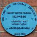 31-093 Henry Davis Pochin 1824 - 1895 Blue Plaque