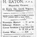 20-026 H Eaton Blaby Road South Wigston Advert