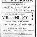 20-036 H Loveridge Blaby Road South Wigston Advert