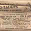 20-129 Gilman's Butchery 50c Blaby Road South Wigston 1968