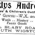20-160 Gladys Andrews Ladies outfitters 56a Blaby Road South Wigston