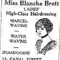 20-167 Miss Blanche Brett  Hairdresser 13 Canal Street South Wigston