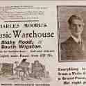 30-564 Advert for Charles Moore's Music Warehouse South Wigston